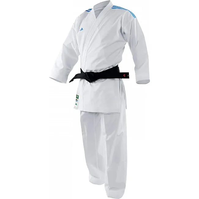 Комплект кімоно Adidas Fighter Slim Fit (2 куртки та 1 штани) (білий) K220DNAKIT