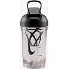 Бутылка NIKE TR RECHARGE SHAKER BOTTLE 16 OZ прозрачная, черная 470 мл