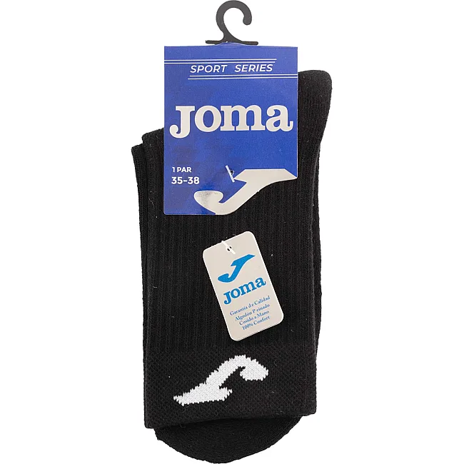 Спортивные носки унисекс высокие JOMA SPORT 400030-P01 размер 31-46 (Черный)