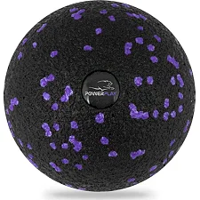 Масажний м'яч PowerPlay PP-4350 Epp Massage Ball (d8) Чорно/Фіолетовий
