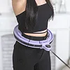 Хула-хуп с магнитами и утяжетелями inSPORTline Weight Hoop Pro 69-105 см