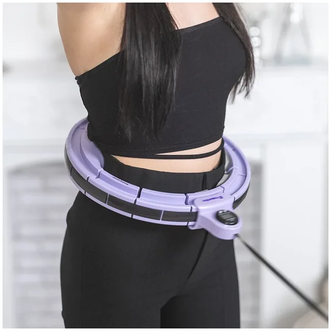 Хула-хуп с магнитами и утяжетелями inSPORTline Weight Hoop Pro 69-105 см