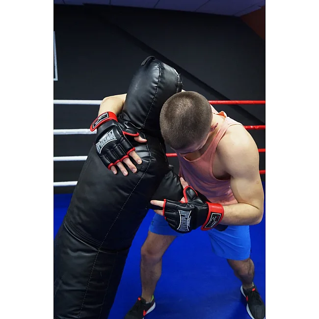 Перчатки для MMA PowerPlay 3058 Черно-Красные