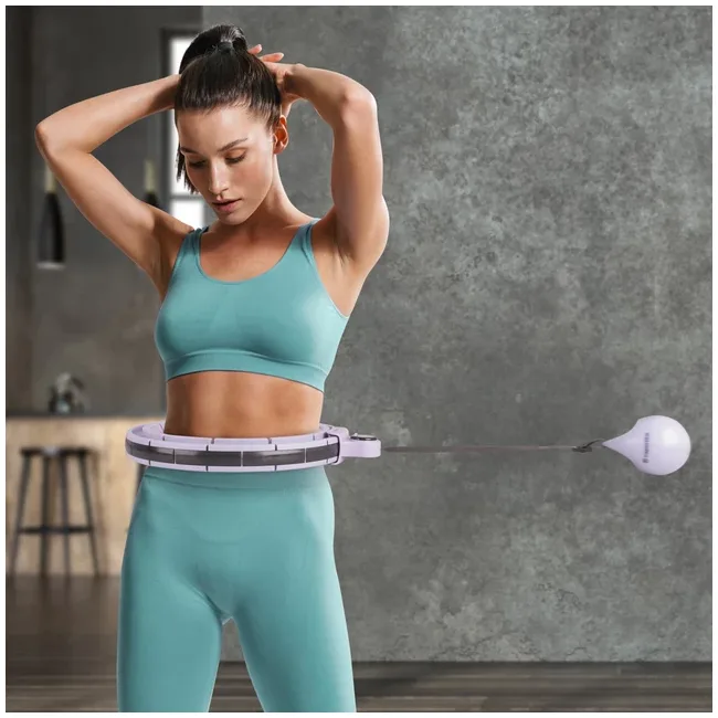 Хула-хуп с магнитами и утяжетелями inSPORTline Weight Hoop Pro 69-105 см