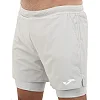 Спортивные шорты двойные 2 в 1 с тайтсами мужские JOMA ICONIC 104441-250 (Серый)