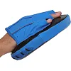 Мини-лапа боксерская изогнутая тренировочная кожа FAIRTEX BO-9483 (Черный-белый)