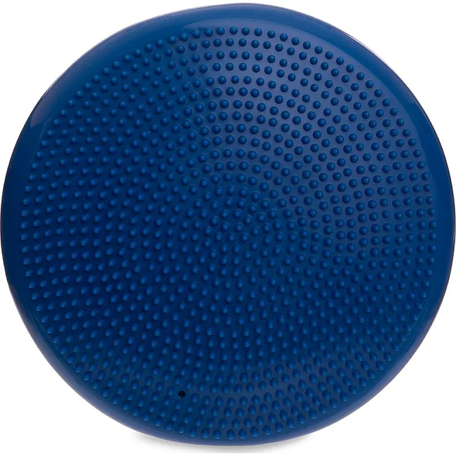 Массажная балансировочная подушка диск балансировочный BALANCE CUSHION ZELART FI-5326 диаметр-34см (Синий)