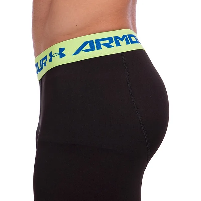 Компрессионные штаны леггинсы тайтсы UNDER ARMOUR CO-8252 (Черный-красный)