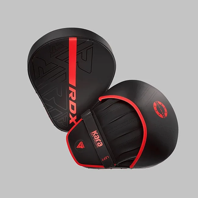 Лапы боксерские RDX F6 KARA Matte Red