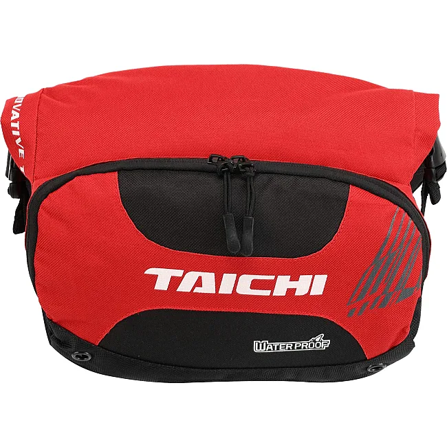 Сумка на пояс через плечо бананка TAICHI MS-6808 7л (Черный-красный)
