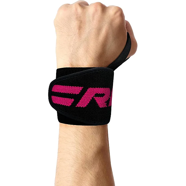Бинты для запястий (кистовые бинты) RDX W2 Gym Wrist Wraps Pink Pro