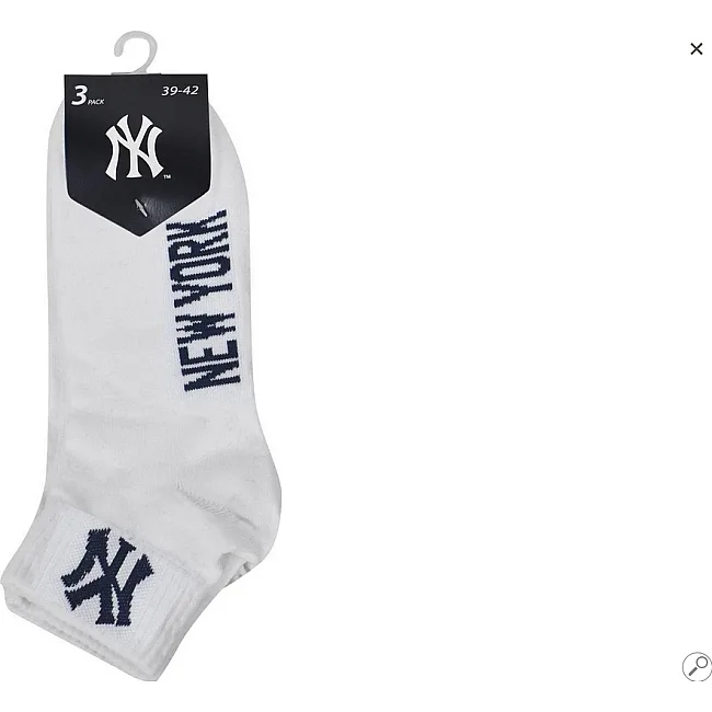 Носки New York Yankees 3 pk Quarter