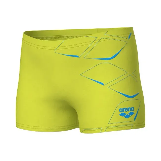 Детские плавки Arena FOAM GRAPHIC SWIM SHORT желтый, голубой