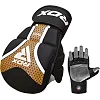 Перчатки для ММА RDX SHOOTER AURA PLUS T-17 Black Golden (капа в комплекте)