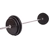 Штанга разборная обрезиненные блины SHUANG CAI SPORTS TA-1139-98R длина-1,8м 28мм 98кг