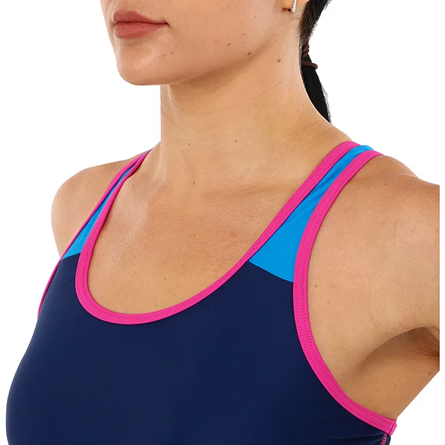 Купальник женский слитный
 JM Sports 11007 (Черный-оранжевый)