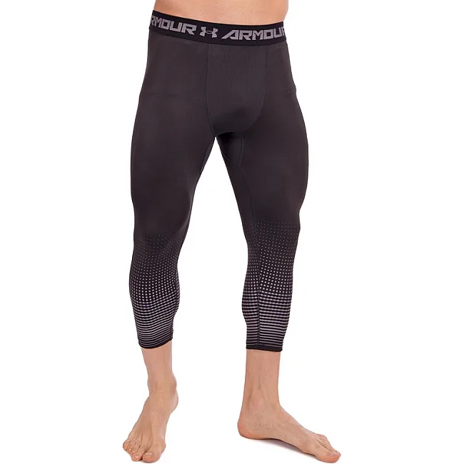 Компрессионные штаны леггинсы тайтсы UNDER ARMOUR CO-8252 (Черный-красный)