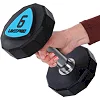 Гантели профессиональные
 с полиуретановым покрытием LiveUp LP8003-6 2шт по 6кг
