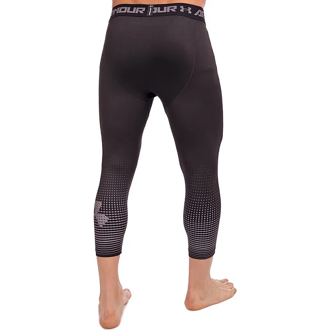 Компрессионные штаны леггинсы тайтсы UNDER ARMOUR CO-8252 (Черный-красный)
