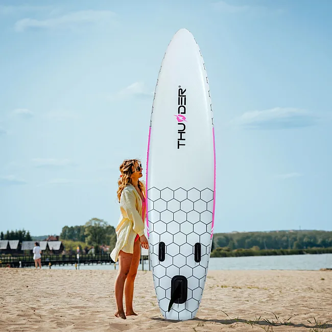Надувна SUP дошка (Сапборд) з LED підсвічуванням THUNDER MOSSA 320