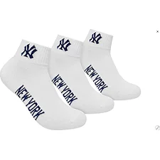 Носки New York Yankees 3 pk Quarter