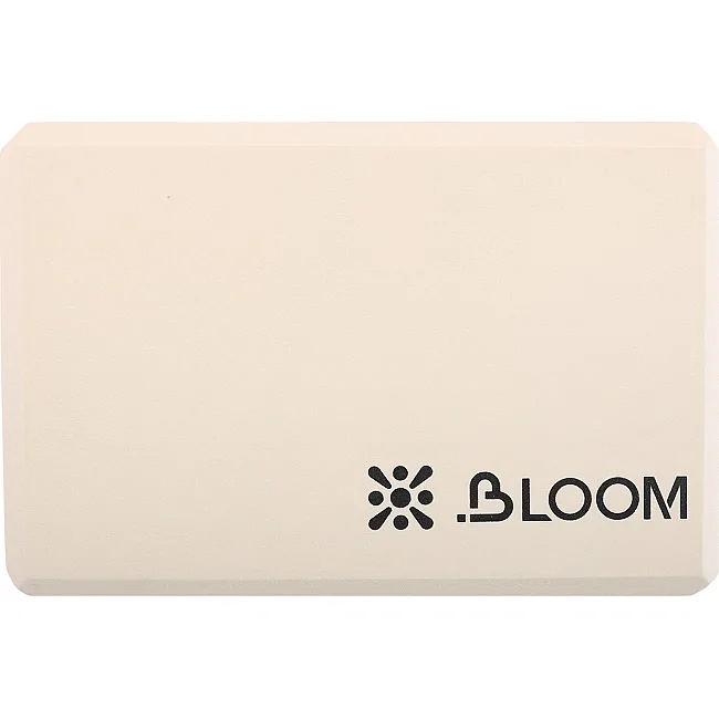 Блок для йоги BLOOM YOGA BRICK LB7040 (Белый)