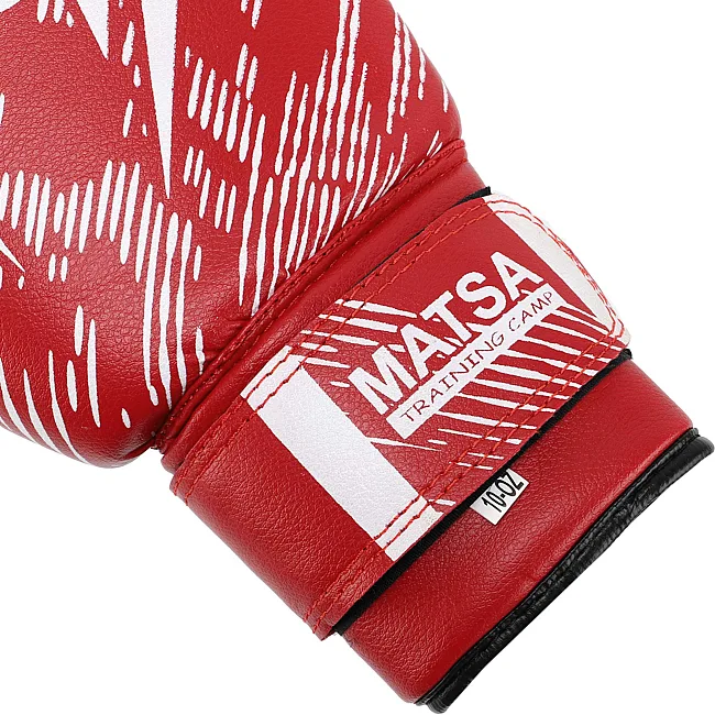 Перчатки для бокса MATSA MA-0033 ЮНИОР (Черный)