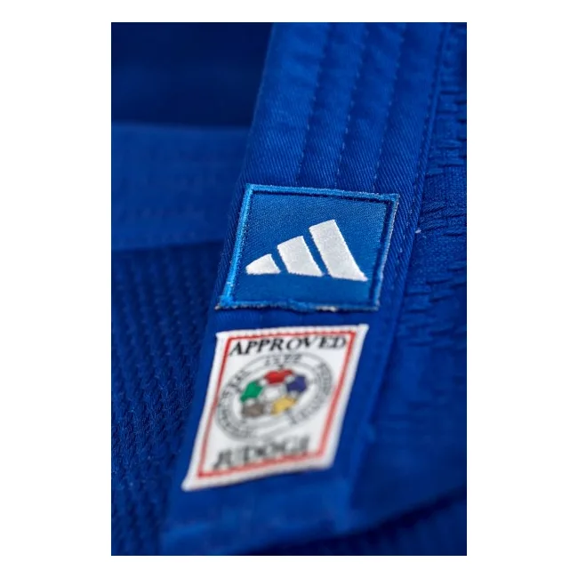 Кимоно для дзюдо Champion III с лицензией IJF | синий/белые полосы | ADIDAS J-IJFB-2