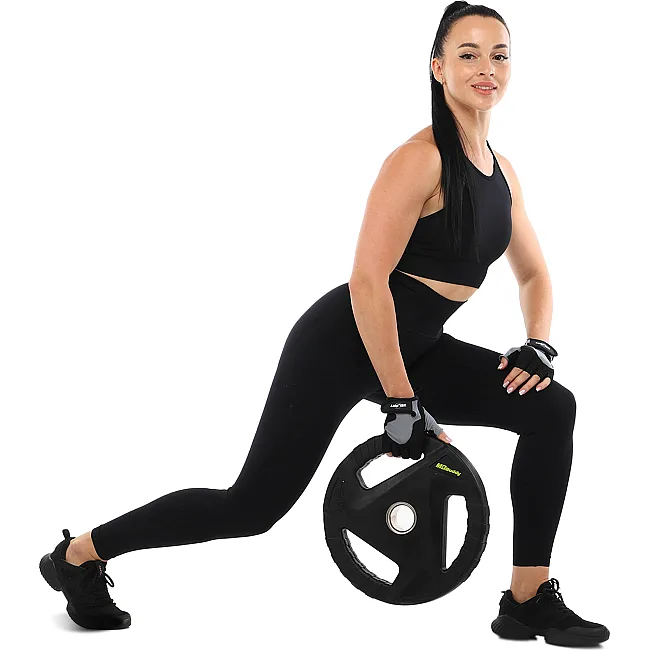 Блин для штанги обрезиненный
 MD Buddy TA-9649-15 51мм 15кг