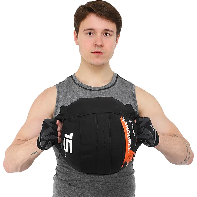 Насыпная гиря песочная без наполнителя SandBell Cr
sfit ZELART
 TA-7823-15 максимальный вес до 15кг