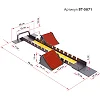 Колодка стартова для легкої атлетики BT-0871 метал
