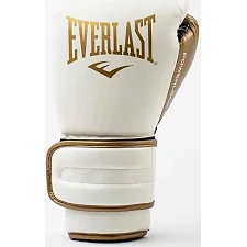 Боксерські рукавиці Everlast POWERLOCK 2R TRAINING GLOVE білий, золотий 10 унцій