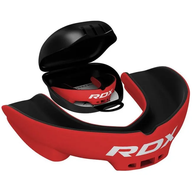 Капа для бокса RDX 3w взрослая (возраст 12+) Red/Black