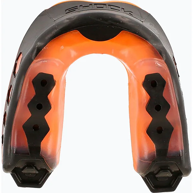 Капа для бокса Shock Doctor Gel Max взрослая (возраст 11+) Black/Orange (art. 6230-BK/OR-AD)