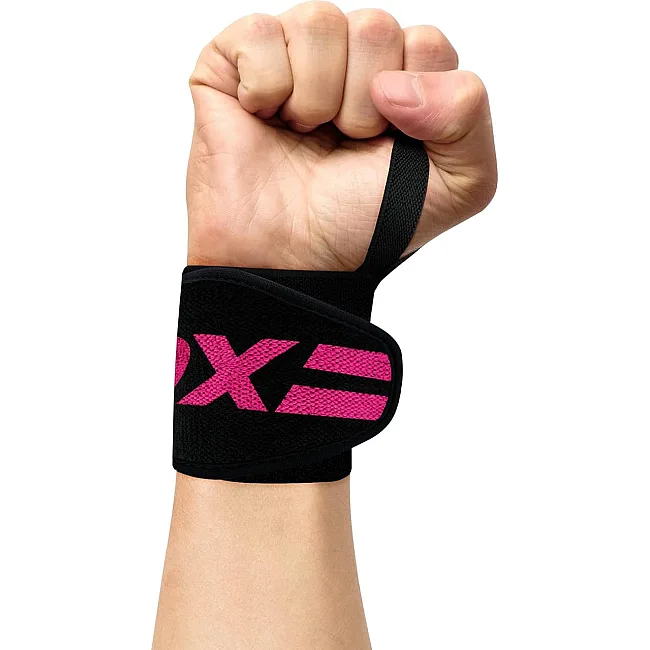 Бинты для запястий (кистовые бинты) RDX W2 Gym Wrist Wraps Pink Pro