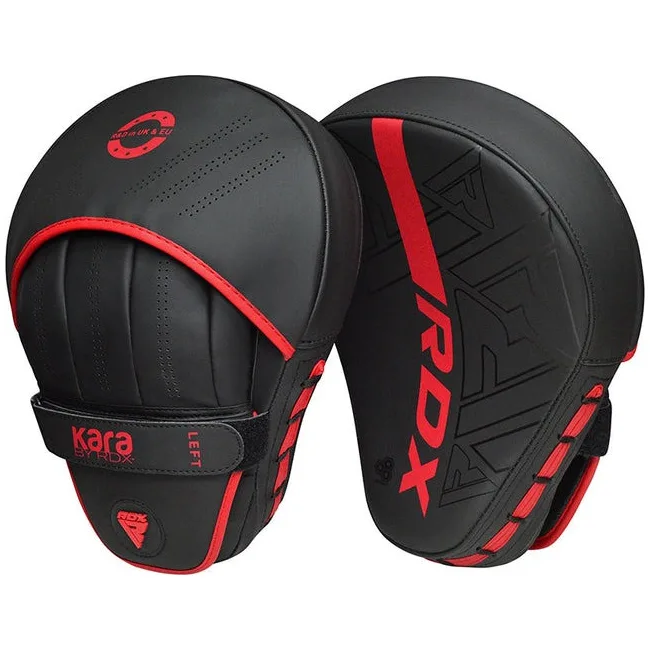 Лапы боксерские RDX F6 KARA Matte Red