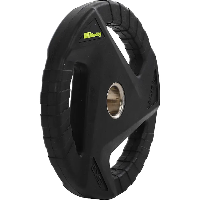 Блин для штанги обрезиненный
 MD Buddy TA-9649-15 51мм 15кг