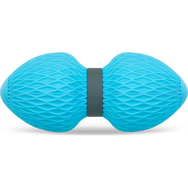 Мяч массажный двойной для МФР и самомассажа Duoball SP-SPORT
 FI-0727 ø6,5см (Серый)