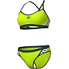 Раздельный купальник для женщин Arena ICONS BIKINI CROSS BACK SOLID салатовый