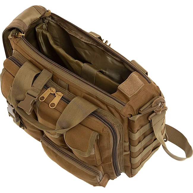 Сумка через плечо тактическая
 MILITARY RANGERS
 ZK-9106
 38х28х11см 12л (Хаки)
