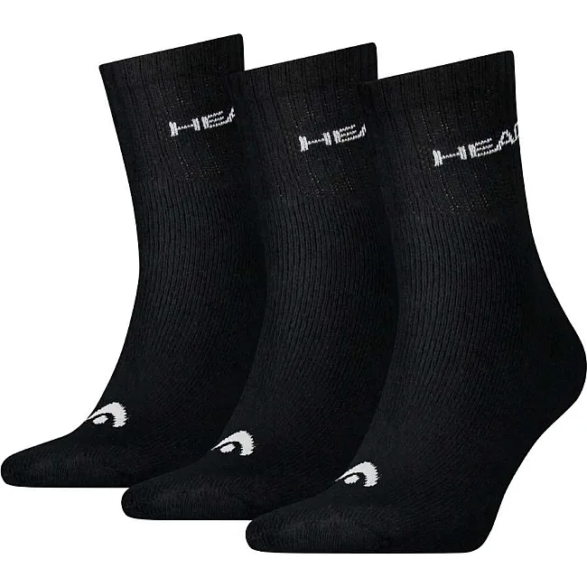 Носки Head ELEMENTS ALL SPORTS SHORT CREW 3P черный