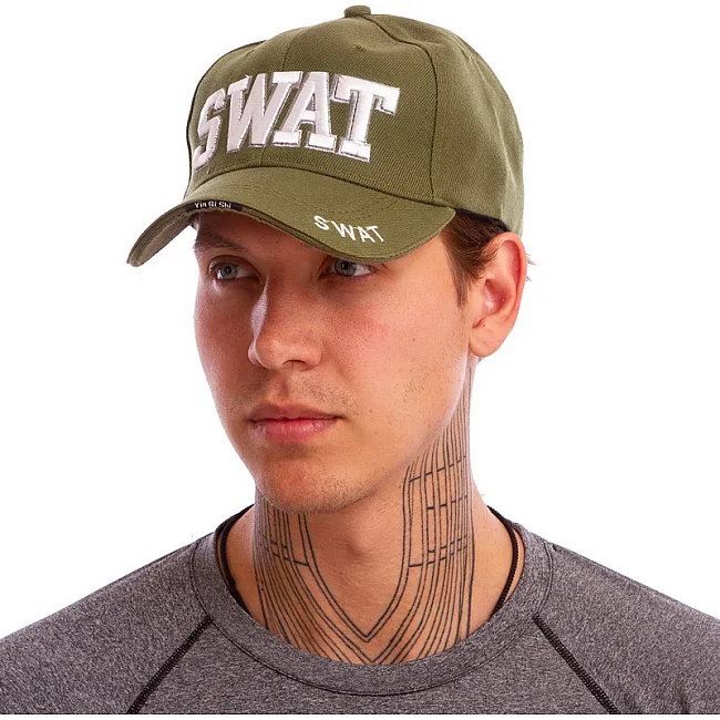 Кепка бейсболка тактическая SP-SPORT
 SWAT Tactical TY-6844 (Черный)
