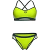 Раздельный купальник для женщин Arena ICONS BIKINI CROSS BACK SOLID салатовый
