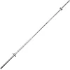 Гриф для штанги хромированный прямой с замками SHUANG CAI SPORTS SC-80123 (TA-8068) длина 1,8м диаметр-28мм вес-8,5кг хром