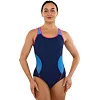 Купальник женский слитный
 JM Sports 11007 (Черный-оранжевый)