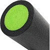 Массажный ролик (роллер) гладкий PowerPlay 4021 Fitness Roller Черно-зеленый (45x15см.)