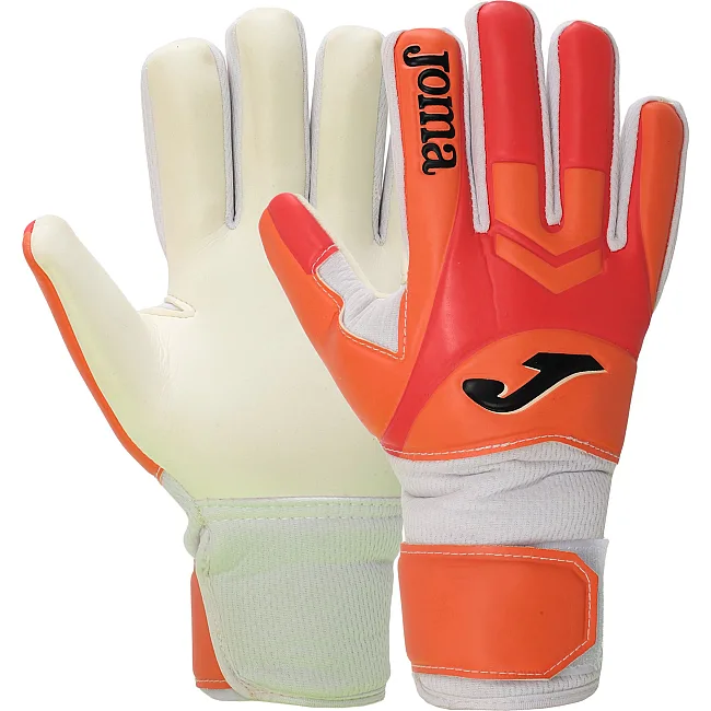 Детские вратарские перчатки
 JOMA

 HUNTER 400909-042

-белый (Коралловый-белый)