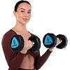 Гантели профессиональные
 с полиуретановым покрытием LiveUp LP8003-6 2шт по 6кг