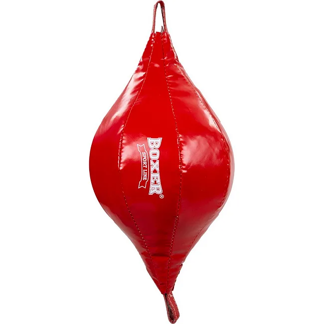 Груша на растяжках каплевидная набивная BOXER 1017-01 50x26см (Черный)