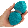 Мяч массажный двойной для МФР и самомассажа Duoball SP-SPORT
 FI-0727 ø6,5см (Серый)